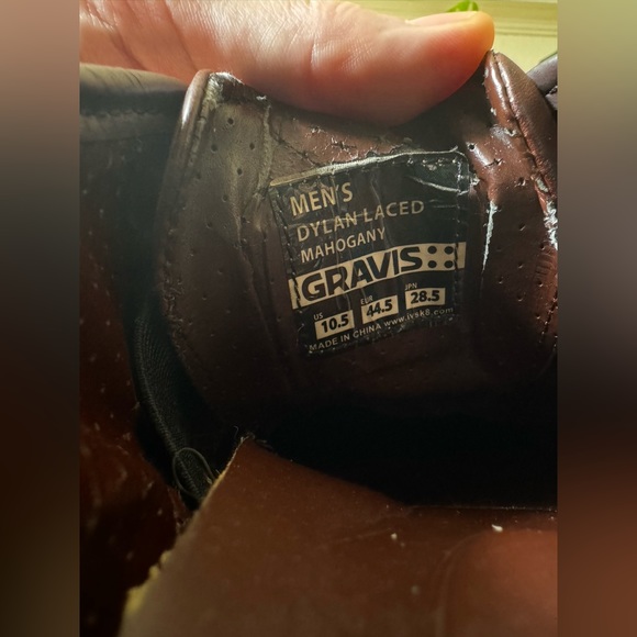 Gravis Dylan Laced Mahogany 10.5 - Picture 11 of 11